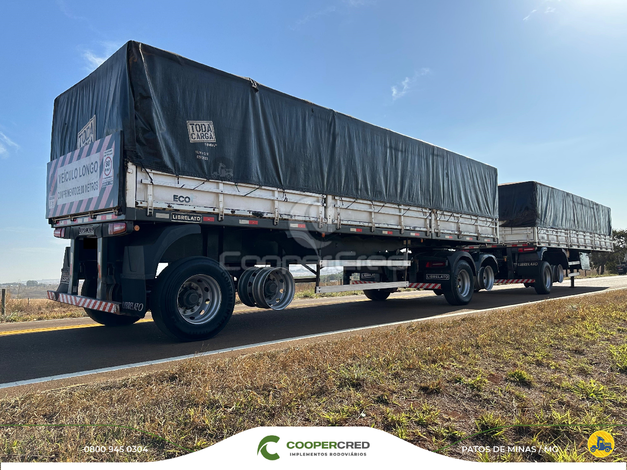 CARRETA RODOTREM GRANELEIRO Cooper Cred Implementos Rodoviários MG PATOS DE MINAS MINAS GERAIS MG